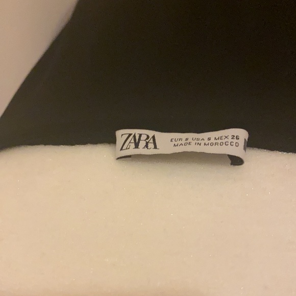 Zara - Black & White Midi Slip Dress - Picture 5 of 8